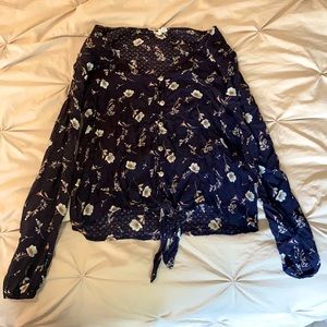 Tillys floral long sleeve shirt